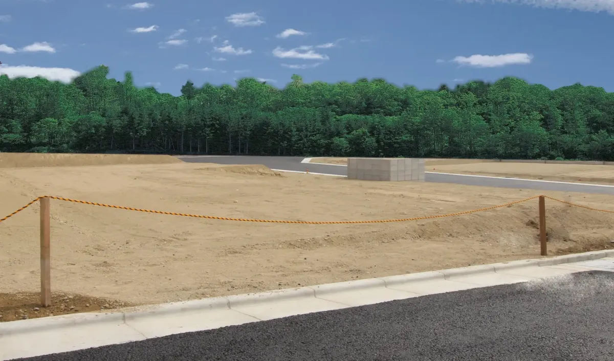 【青山市】建築条件なしの閑静な住宅街！